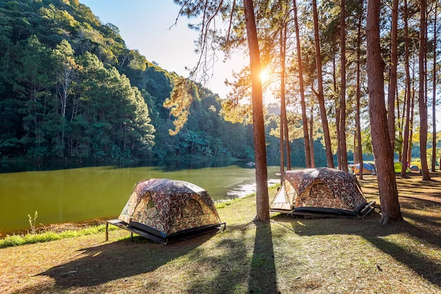 Tent in nature